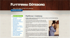 Desktop Screenshot of flyttfirma-goteborg.se